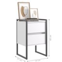 Ver imagem 2 de Gaveteiro Industrial 2 Gaveta Keys - Branco