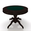 Ver mais imagens de Mesa de Jogos Carteado 4 Lugares Bellagio com Gavetas e Tampo Reversível Base Estrela com Tecido Tab