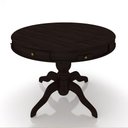 Ver imagem 2 de Mesa de Jogos Carteado 4 Lugares Bellagio com Gavetas e Tampo Reversível Base Estrela com Tecido Tab