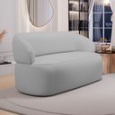 Ver mais imagens de Sofá Orgânico 02 Lugares Living Glee 140cm Linho Cinza - Desk Design