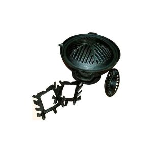 Fogareiro/churrasqueira Gengiskan Simples 3 Peças - 31cm