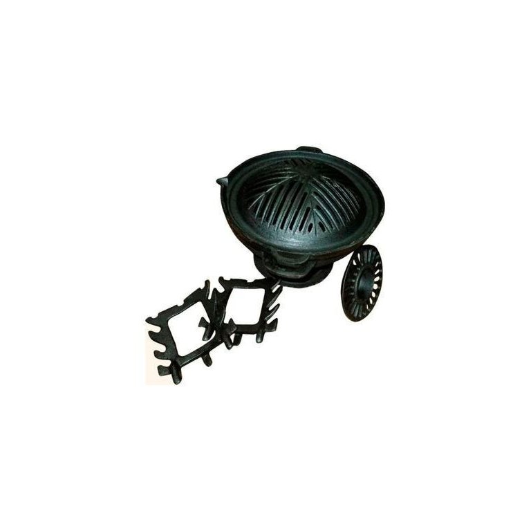 Fogareiro/churrasqueira Gengiskan Simples 3 Peças - 31cm