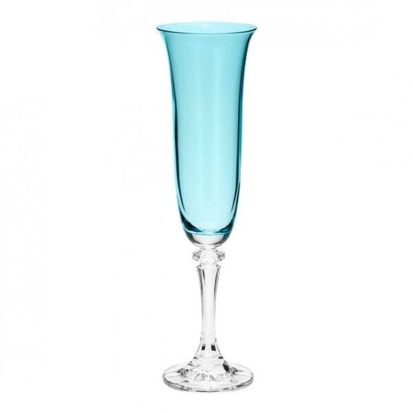 Jogo 6 Taças para Água de Cristal Ecológico 175ml Kleopatra Branta Island Paradise Rojemac - 1