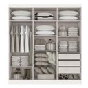 Ver imagem 2 de Guarda-Roupa Casal com Espelho 6 Portas 3 Gavetas Jazz