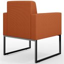 Ver mais imagens de Kit 03 Poltronas Decorativas Sala Base Fixa Metal Helô L02 Tecido Terracota - Lyam Decor