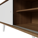 Ver mais imagens de Rack para Tv até 80 Polegadas 160cm com Pés Rustic/branco Torino Madesa