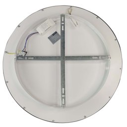 Luminária Plafon Sobrepor Led 3 Tons Madeira Moderno Teto Decoração Iluminação Escritorio Empresa Sa - 5