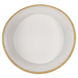 Luminária Plafon Sobrepor Led 3 Tons Madeira Moderno Teto Decoração Iluminação Escritorio Empresa Sa - 3