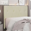 Ver imagem 6 de Cabeceira Para Cama Box Queen Aquilla 160cm Veludo - SSX Multicoisas Spezzia Bege