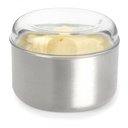 Ver imagem 1 de Manteigueira Margarineira Pop 350 Gr Aço Inox Tampa Acrilico Forma