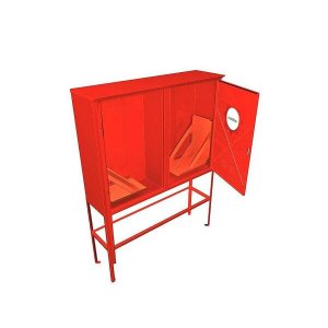 Abrigo Mangueira de Incêndio Com Pé e Pingadeira 120x90x30cm