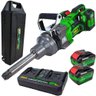 Chave de Impacto 1 Pol 3000nm a Bateria 20v 7,5ah Brushless Profissional Ev-3010 Evald - Bivolt- - 1