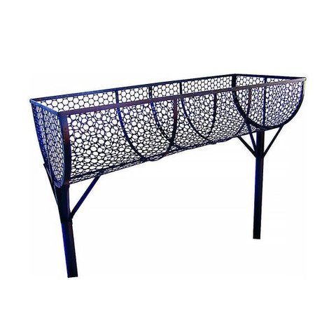 Lixeira de Rua Modelo Tela Moeda Dupla de 100cm