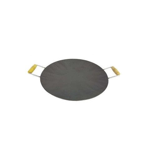 Disco Picanheira Côncava Alça De Madeira Chapa 2mm Grande 47cm