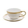 Xícara de Chá Wolff Dubai Branco de Porcelana 200ml - 1