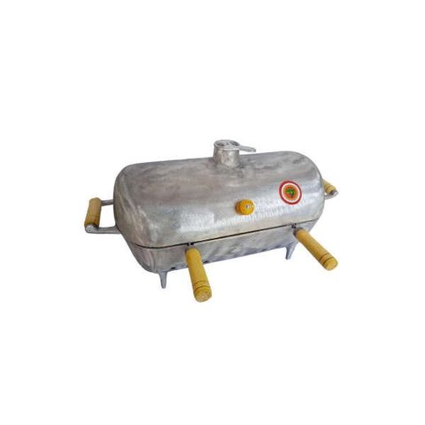 Churrasqueira Bafinho Alumínio Grande Redonda 50x27x27cm