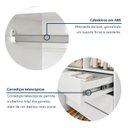 Ver imagem 4 de Guarda Roupa Casal 6 Portas com Vidro Reflecta e 6 Gavetas 100% MDF com LED Imperiale Premium