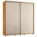 Ver imagem 1 de Guarda Roupa Casal 230cm com 2 Portas Verbena Off/cinamomo Z10 - Mpozenato