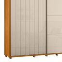 Ver imagem 6 de Guarda Roupa Casal 230cm com 2 Portas Verbena Off/cinamomo Z10 - Mpozenato