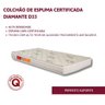 Colchão Espuma Solteiro Orthocrin Diamante D33 - 78x188x20 - 5