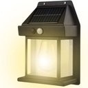 Ver imagem 1 de Luminária Solar Externa Arandela Energia Solar Sensor de Presença 3 Modos de Luz Recarregável