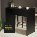 Ver imagem 7 de Bancada Para Cozinha Reims Madesa 115 Cm Preto