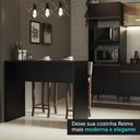 Ver imagem 5 de Bancada Para Cozinha Reims Madesa 115 Cm Preto
