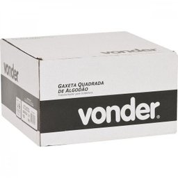 Gaxeta de algodão quadrada ensebada 5/8" Vonder - 2