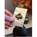 Ver imagem 1 de Kit com 2 Abridores de Garrafa Carta de Baralho Poker Aço Inox