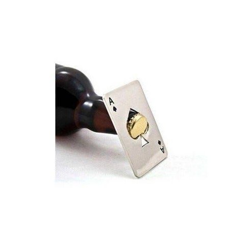 Kit com 10 Abridor de Garrafa Carta de Baralho Aço Inox
