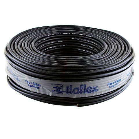 Cabo Coaxial Digital 75 Ohms Blindado Cristal - 2 Metros