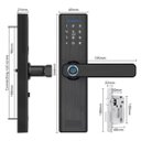 Ver imagem 3 de Fechadura Eletronica Biometria Digital Touch Cor Preto