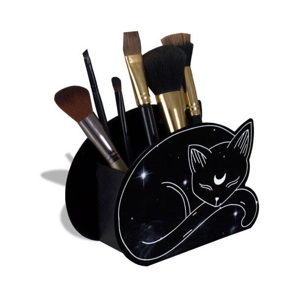 Organizador Porta Maquiagem e Pincéis - Gato Astros - 2
