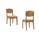 Ver imagem 1 de Cadeira Sala de Jantar Havana Kit 2 Un Naturalle/suede Creme - Rufato