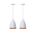Ver imagem 1 de Lustre Pendentes Bala P Alumínio Decorações Cor: Branco