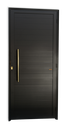 Ver imagem 1 de Porta Lambril c/Puxador e. Super Preto Dourado 90 Brimak