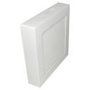 Ver imagem 2 de Kit 5 Luminária Led Sobrepor 18W Quadrada Branco Frio 6000K