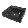 Kit 2 Peças Cuba De Apoio Quadrada Preta - 2