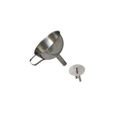 Funil com Peneira Inox 11cm - 3