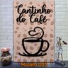 Café Cafe de 1 a 30 Placa Decorativa Quadro Parede Cafe - 7