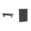 Ver imagem 2 de Kit com Mesa para Reunião 6 Lugares e Painel para TV até 37 Polegadas Preto