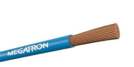 Fio Cabo Flexível Cobre 1,5mm Rolo 100m Azul - Megatron - 3