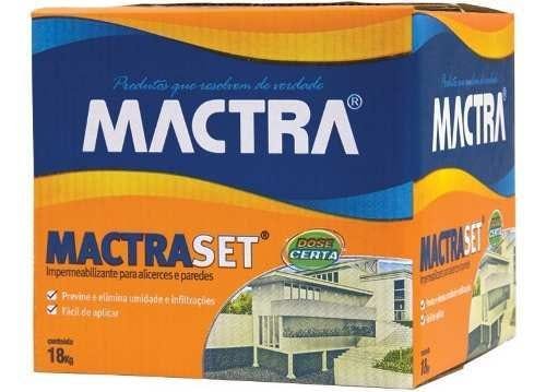 Revestimento Impermeabilizante Mactraset Mactra 9 Kg