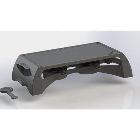 Rechaud de ferro 02 fogareiros 41x25cm Lib