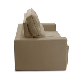 Sofá Retrátil e Reclinável 3 lugares com Molas 1,80m Lais Suede Bege Adonai Estofados - 7