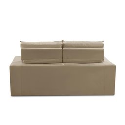 Sofá Retrátil e Reclinável 3 lugares com Molas 1,80m Lais Suede Bege Adonai Estofados - 8