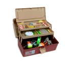 Ver imagem 4 de Caixa Estojo Organizador Emifran Elite 14,5 Prof. c/ 2 Bandeja Mod. EP-091