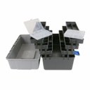 Ver mais imagens de Caixa Estojo Organizador Emifran Amazonas 17 Prof. C/ 6 Bandejas + 2 Mine Estojos Mod. Ef-0376