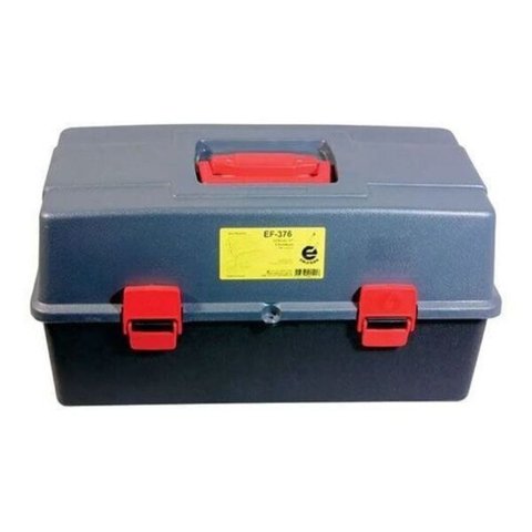 Caixa Estojo Organizador Emifran Amazonas 17 Prof. C/ 6 Bandejas + 2 Mine Estojos Mod. Ef-0376