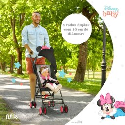 Carrinho de Bebê Guarda Chuva Minnie Disney Multkids Baby - 5